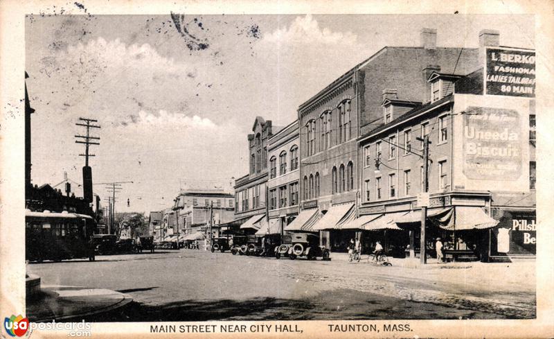 Pictures of Taunton, Massachusetts: Main Street near City Hall