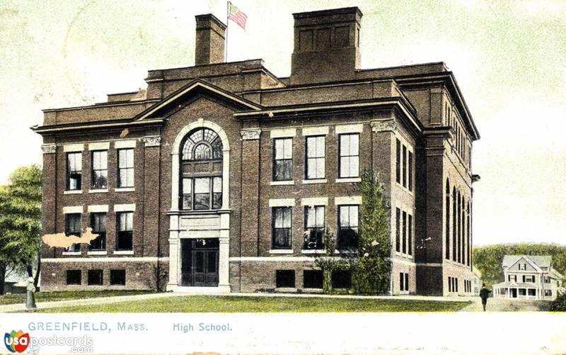 Pictures of Greenfield, Massachusetts: High School