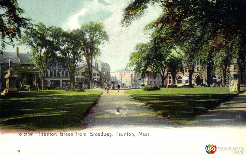 Pictures of Taunton, Massachusetts: Taunton Green from Broadway