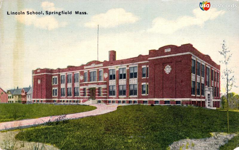 Pictures of Springfield, Massachusetts: Lincoln School