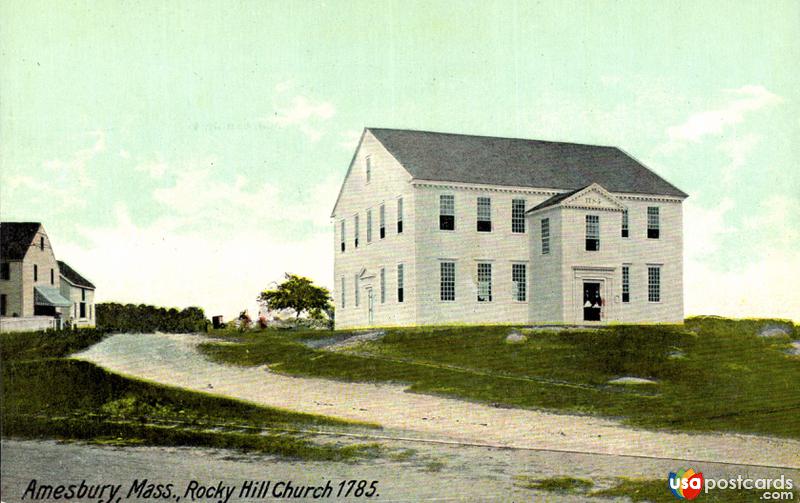 Pictures of Amesbury, Massachusetts: Rocky Hill Church, 1785