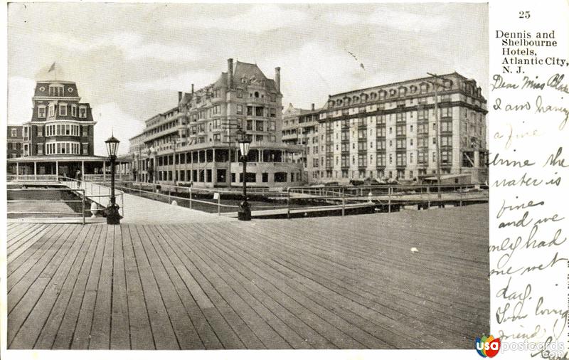 Pictures of Atlantic City, New Jersey: Dennis and Shelbourne Hotels