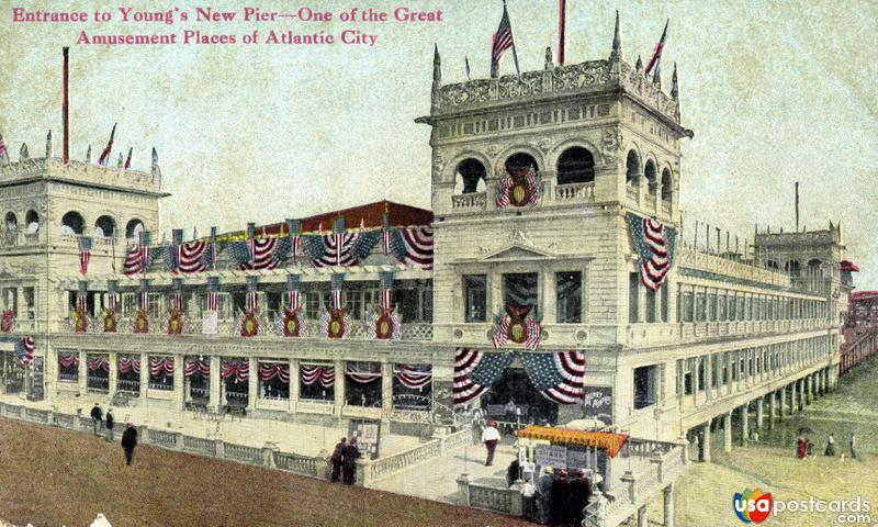 Pictures of Atlantic City, New Jersey: Entrance to Young´s New Pier