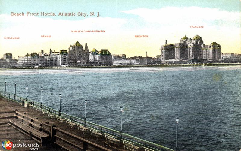 Pictures of Atlantic City, New Jersey: Beach Front Hotels