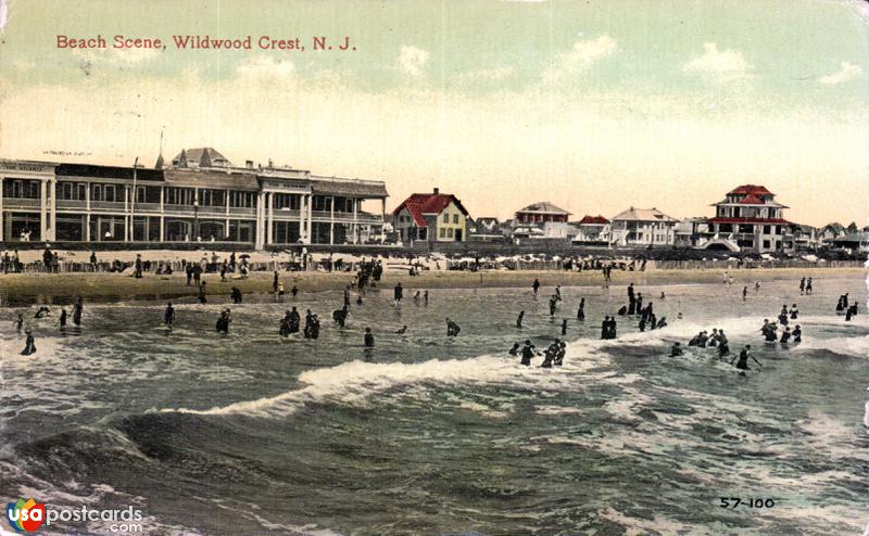 Pictures of Wildwood By The Sea, New Jersey: Beach Scene