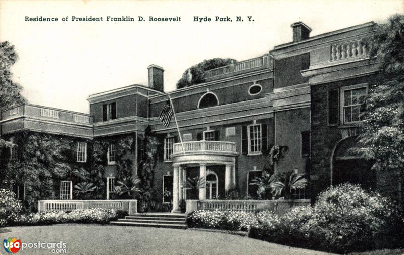 Pictures of Hyde Park, New York: Residence of President Franklin D. Roosevelt