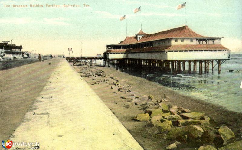 Pictures of Galveston, Texas: The Breakers Bathing Pavilon