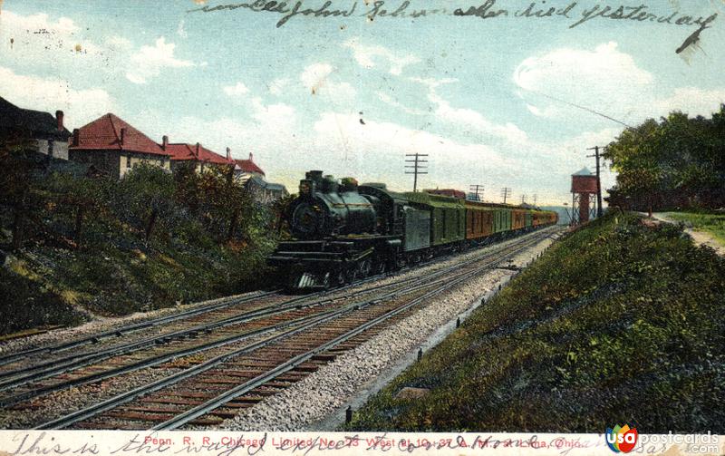 Pictures of Lima, Ohio: Penn. R. R. Chicago Limited No. 23