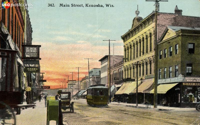 Pictures of Kenosha, Wisconsin: Main Street