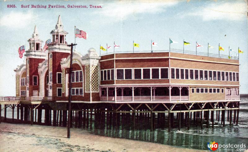 Pictures of Galveston, Texas: Surf Bathing Pavilion