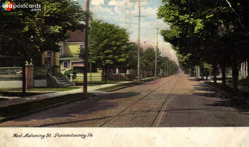 Pictures of Punxsutawney, Pennsylvania: West Mahoning St. 