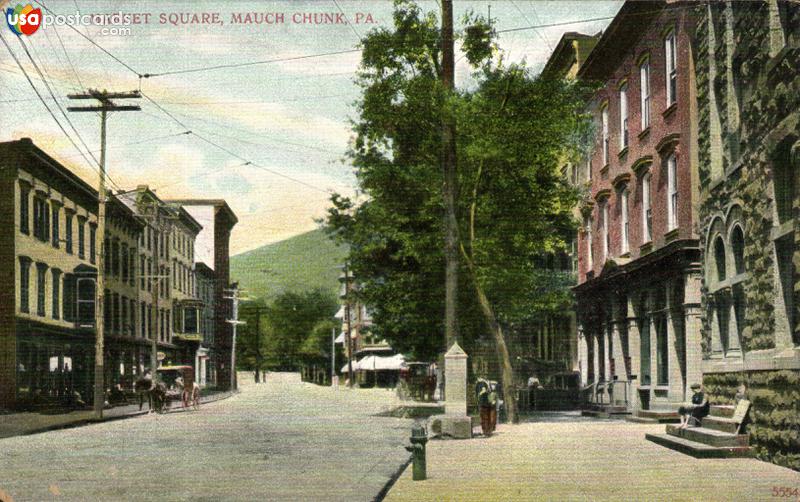 Pictures of Mauch Chunk, Pennsylvania: Market Square