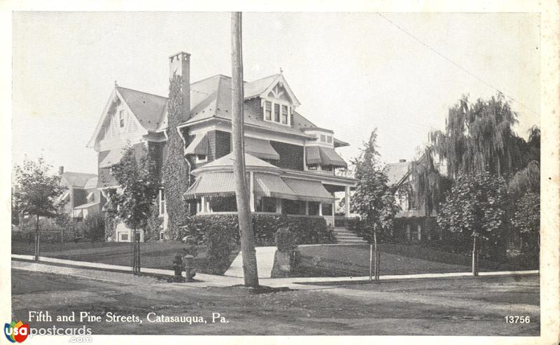 Pictures of Catasauqua, Pennsylvania: Fifth and Pine Streets