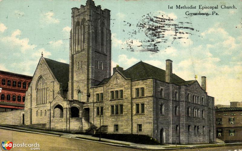 Pictures of Greensburg, Pennsylvania: 1st Methodist Episcopal Church