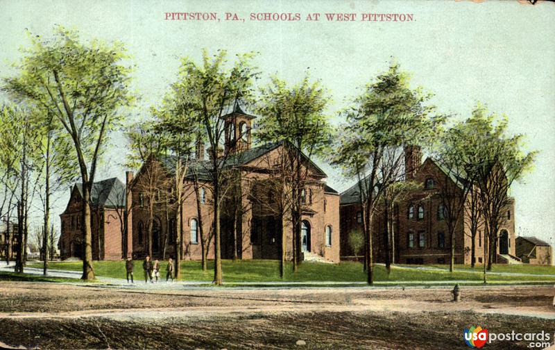 Pictures of Pittston, Pennsylvania: Schools at West Pittston