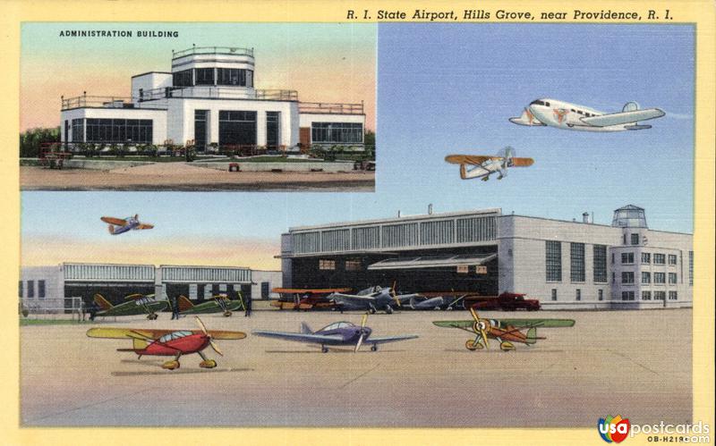 Pictures of Providence, Rhode Island: R. I. State Airport, Hills Grove / Administration Building