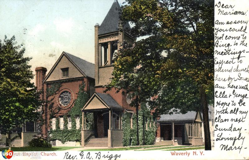 Pictures of Waverly, New York: First Baptist Church