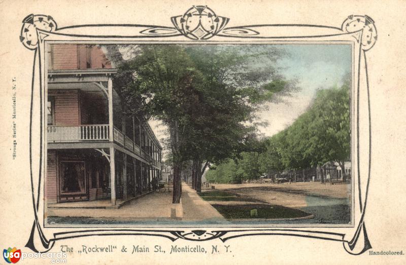 Pictures of Monticello, New York: The Rockwell & Main St.