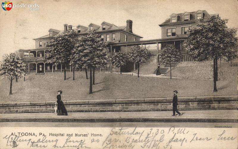 Pictures of Altoona, Pennsylvania: Hospital and Nurses´ Home