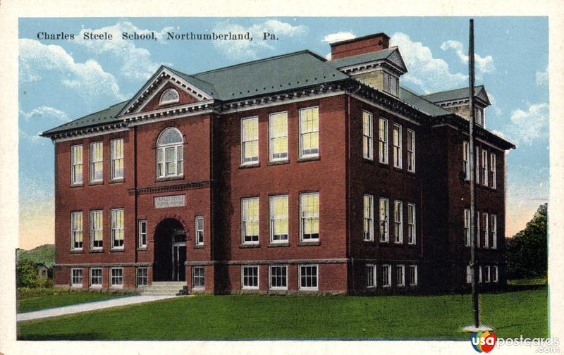 Pictures of Northumberland, Pennsylvania: Charles Steele School