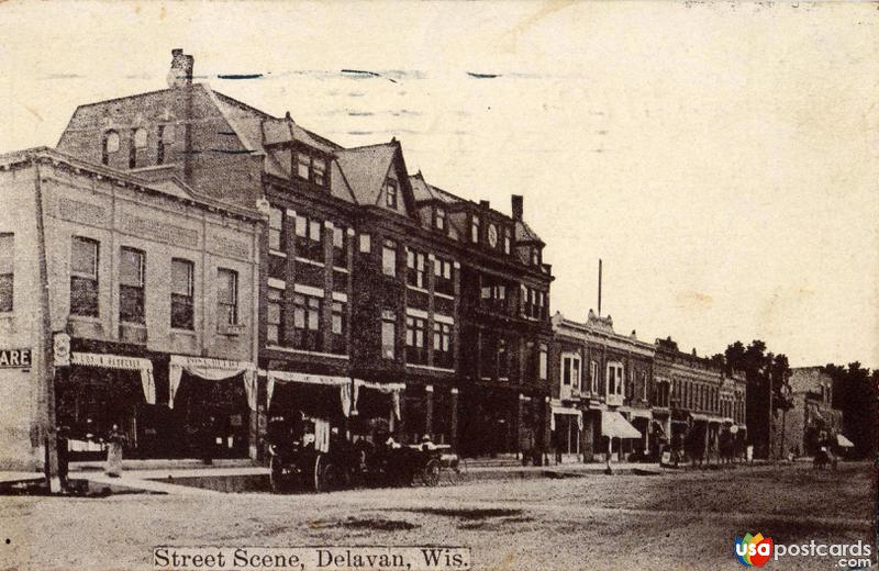 Pictures of Delavan, Wisconsin: Street Scene