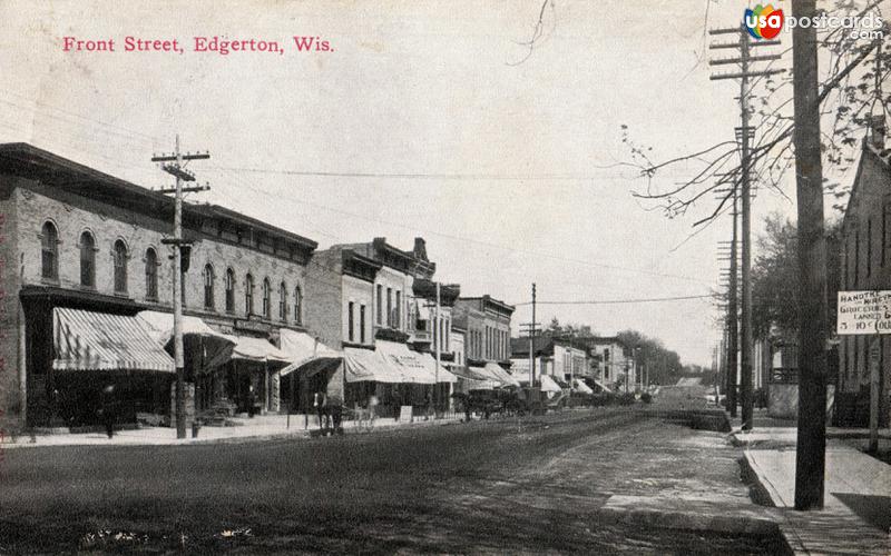 Pictures of Edgerton, Wisconsin: Front Street