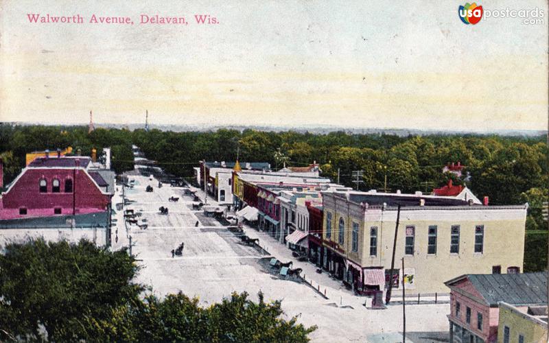 Pictures of Delavan, Wisconsin: Walworth Avenue