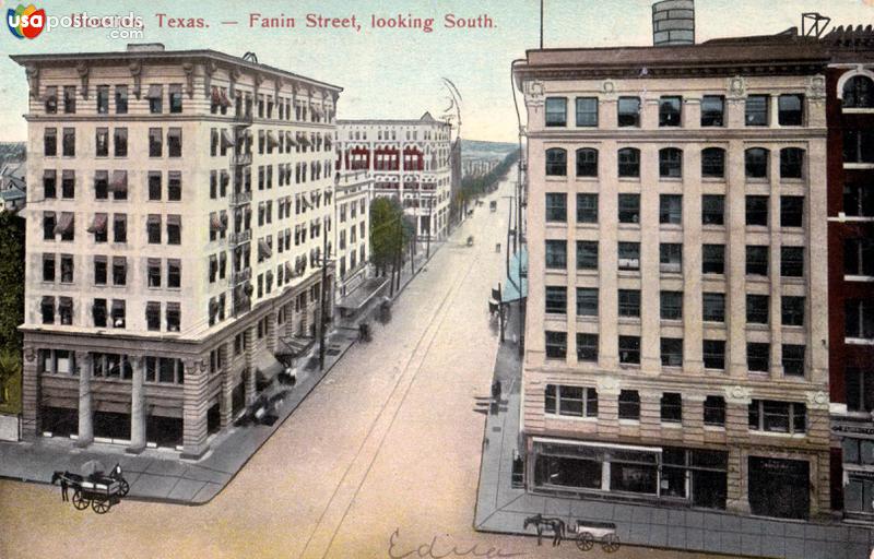 Pictures of Houston, Texas: Fanin Street, looking South