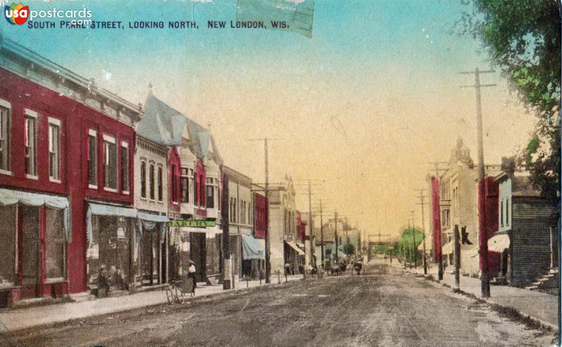 Pictures of New London, Wisconsin: South Pearl Street, Looking North