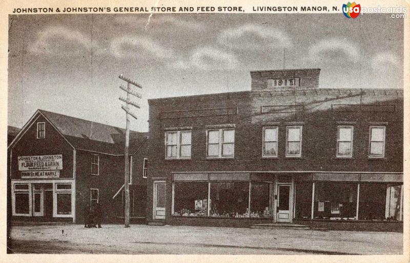 Pictures of Livingston Manor, New York: Johnston & Johnston´s General Store and Feed Store