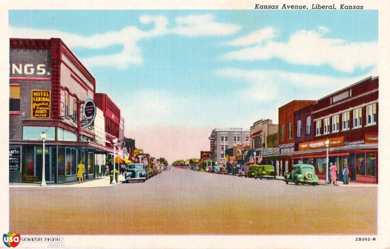 Pictures of Liberal, Kansas: Kansas Avenue