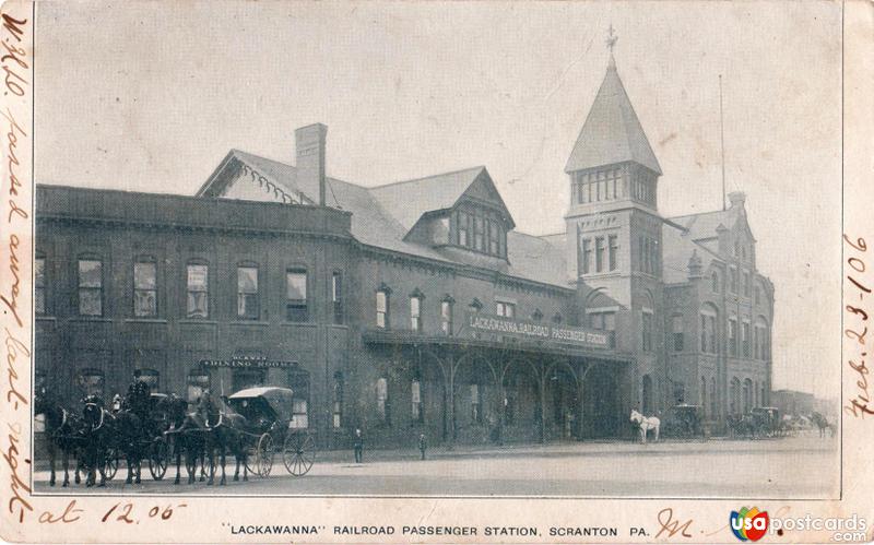 Pictures of Scranton, Pennsylvania: Lackawanna Railroad Passenger Station