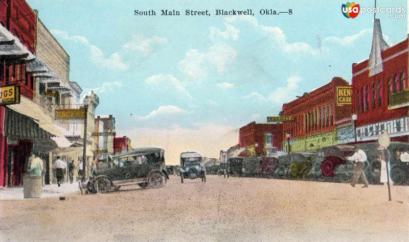 Pictures of Blackwell, Oklahoma: South Main Street