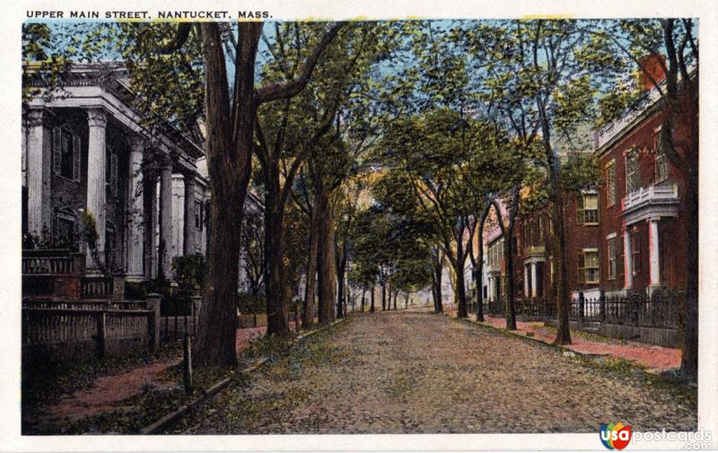 Pictures of Nantucket, Massachusetts: Upper Main Street