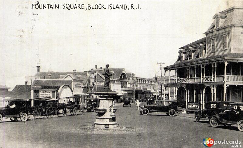 Pictures of Block Island, Rhode Island: Fountain Square