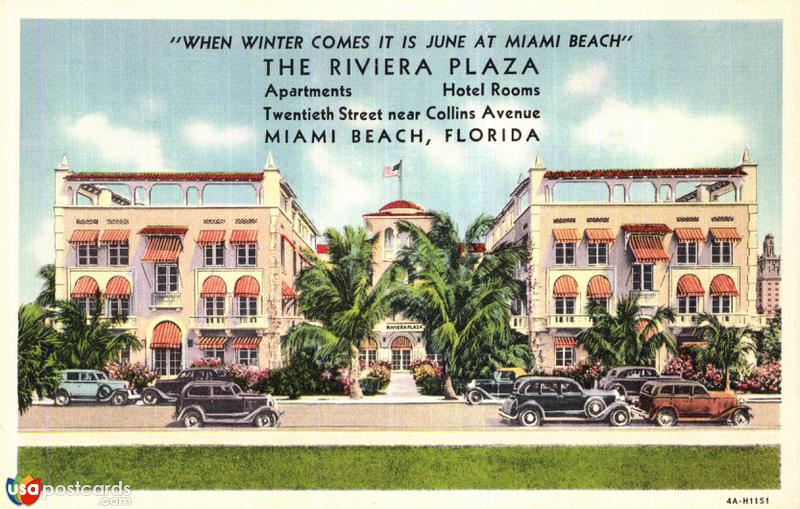 Pictures of Miami Beach, Florida: The Riviera Plaza