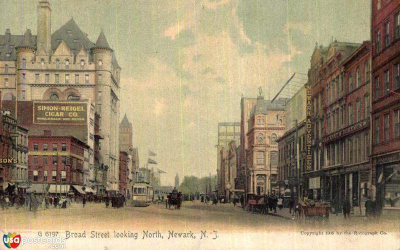 Pictures of Newark, New Jersey: Broad Street looking North