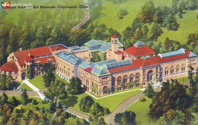 Pictures of Cincinnati, Ohio: Aerial view of Art Museum