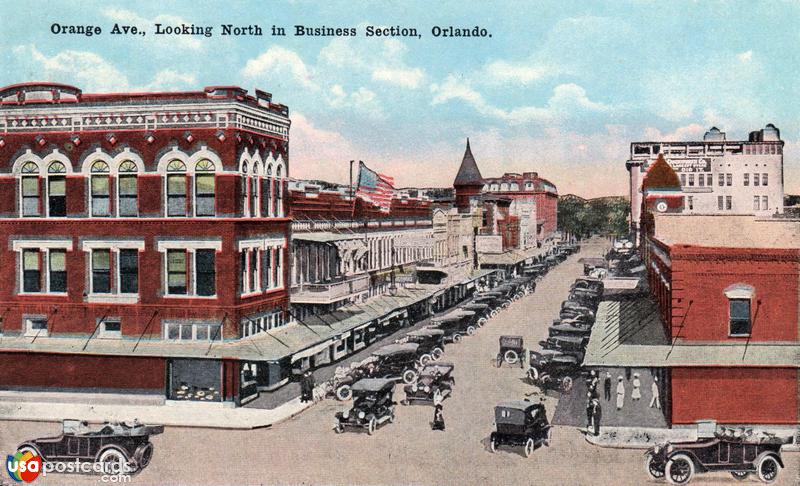 Pictures of Orlando, Florida: Orange Ave., looking North in Business Section