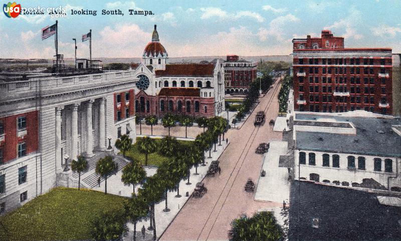 Pictures of Tampa, Florida: Florida Ave., looking South