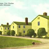 Barracks Scene, Fort Chaffee. Fort Smith, Arkansas