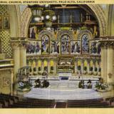 Interior, Memorial Church, Stanford University