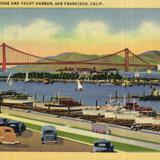 Golden Gate Bridge and Yacht Harbor