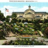 Franciscan Monastery. View from Gethsemani Valley