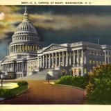 U.S. Capitol at Night