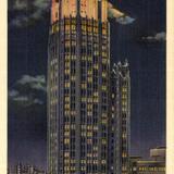 The Tribune Tower, by Night