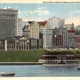 Michigan Avenue from Lake Michigan