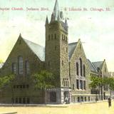 Second Batist Church, Jackson Blvd. & Lincoln St.