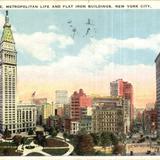 Madison Square, Metropolitan Life and Flat Iron Building