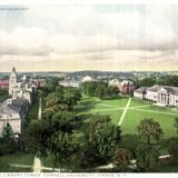 Campus from Library Tower, Cornell University